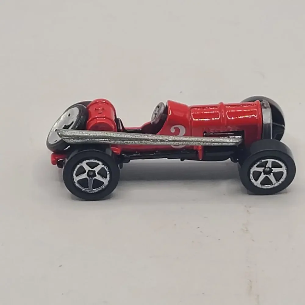 HOT WHEELS Diecast Cherry Red Racer “OLD #3” Tin Set | 2000 | Malaysia